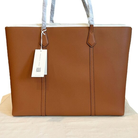 🔥like new! Tory Burch Perry Triple- Compartments Tote - Picture 7 of 13